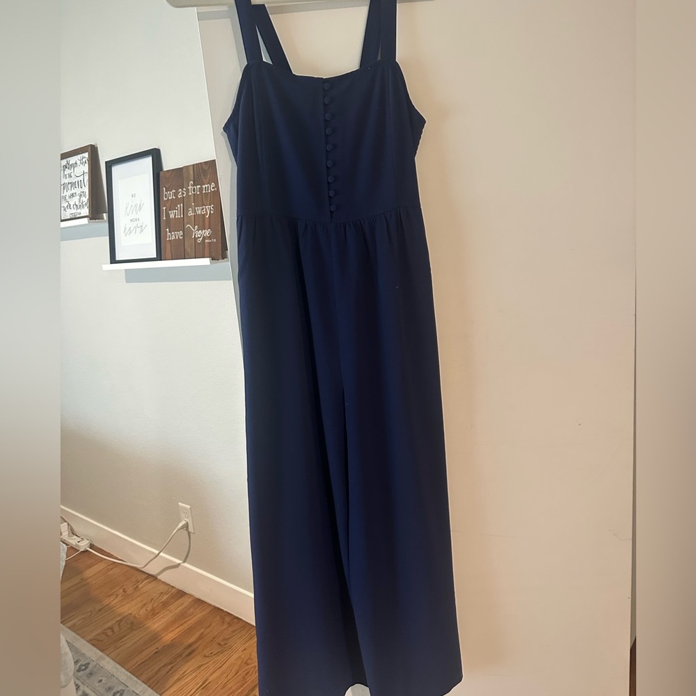 Madewell navy jumpsuit